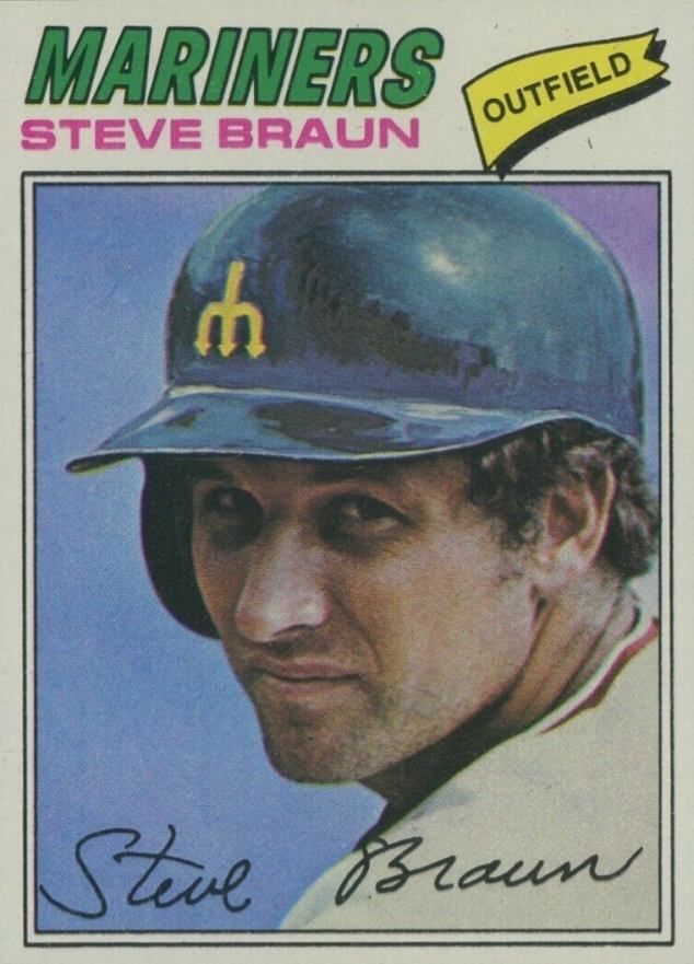 1977 Topps Steve Braun #606 Baseball Card