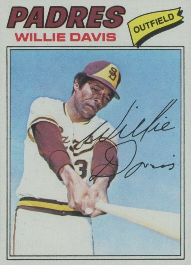 1977 Topps Willie Davis #603 Baseball Card