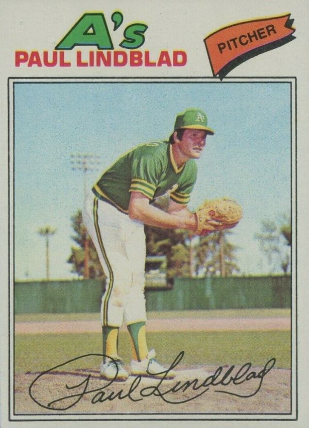 1977 Topps Paul Lindblad #583 Baseball Card