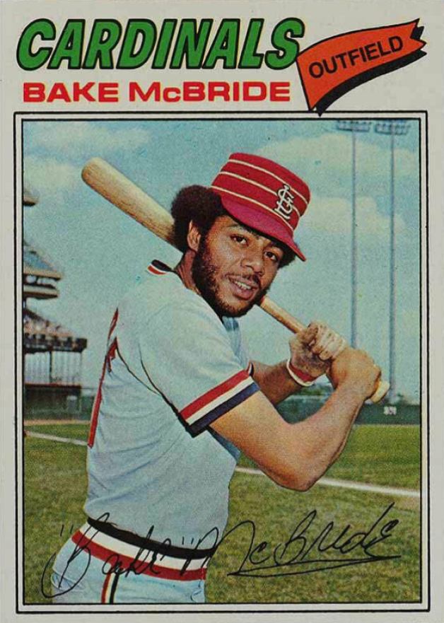 1977 Topps Bake McBride #516 Baseball Card