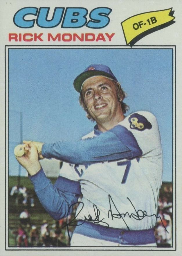 1977 Topps Rick Monday #360 Baseball Card