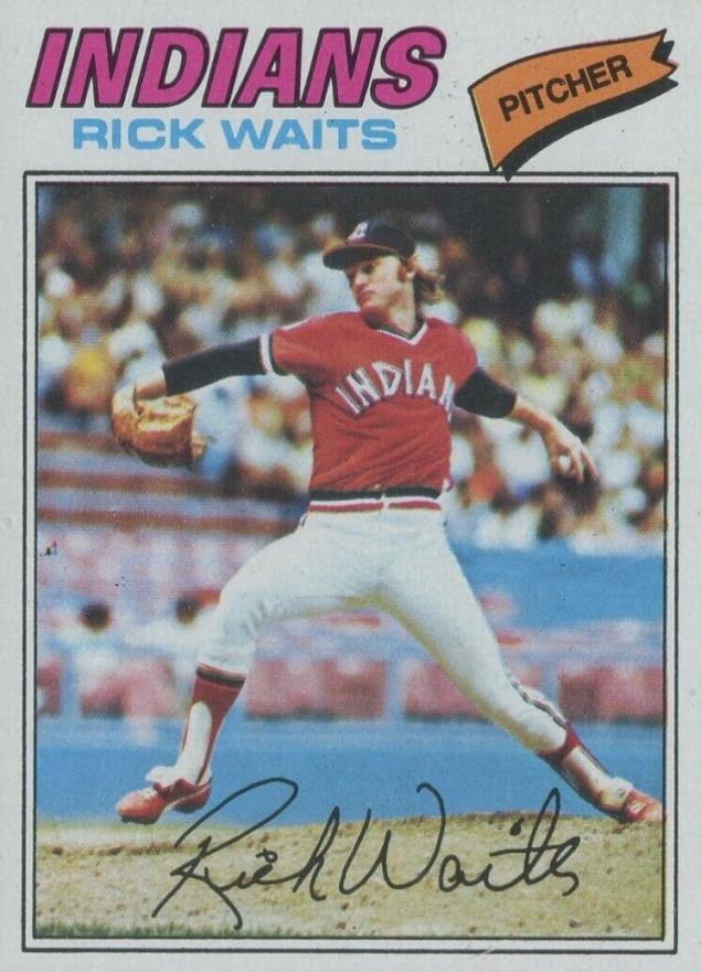1977 Topps Rick Waits #306 Baseball Card