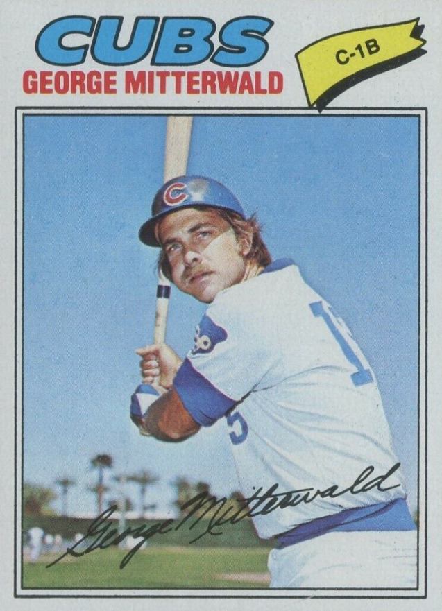 1977 Topps George Mitterwald #124 Baseball Card