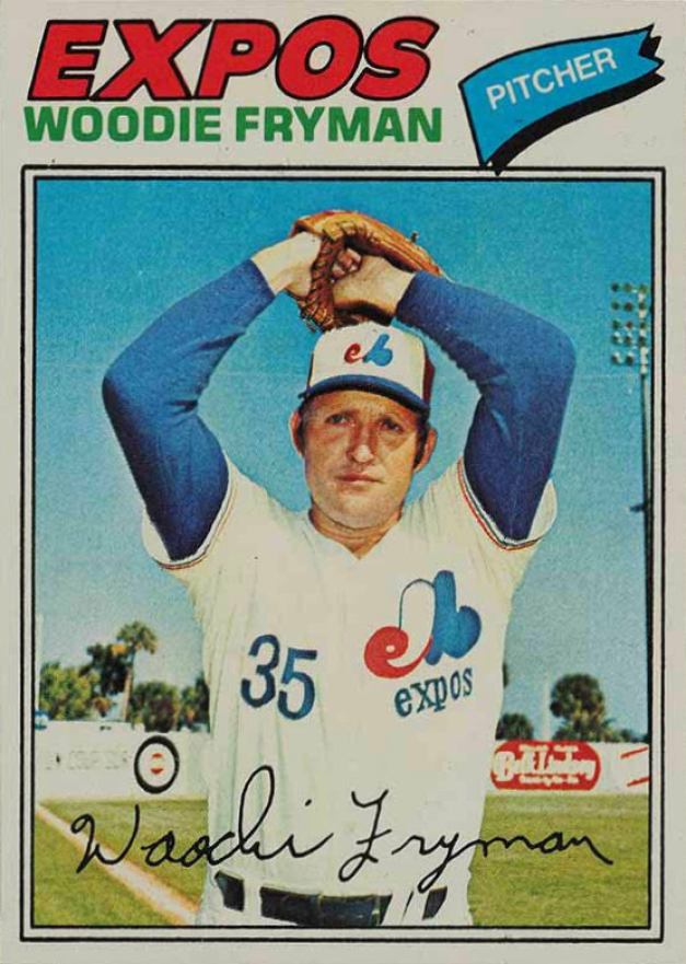1977 Topps Woodie Fryman #28 Baseball Card