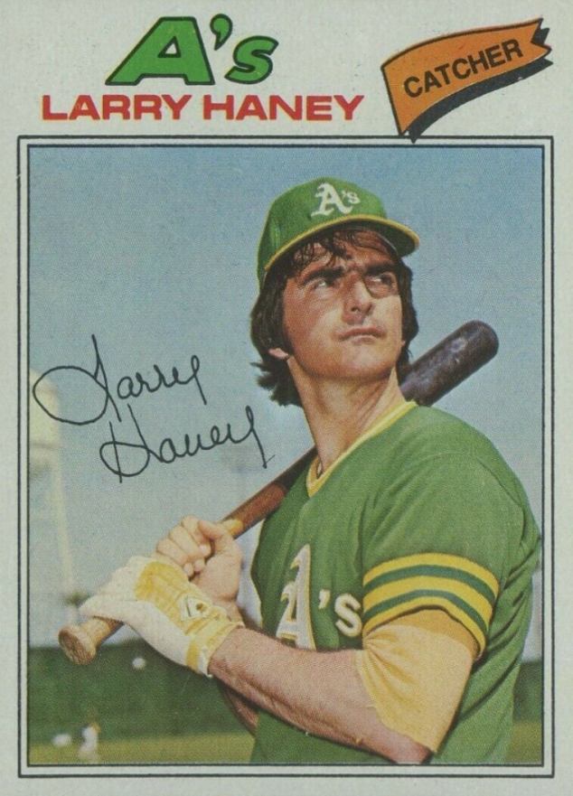 1977 Topps Larry Haney #12 Baseball Card