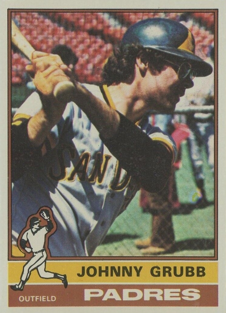1976 Topps Johnny Grubb #422 Baseball Card