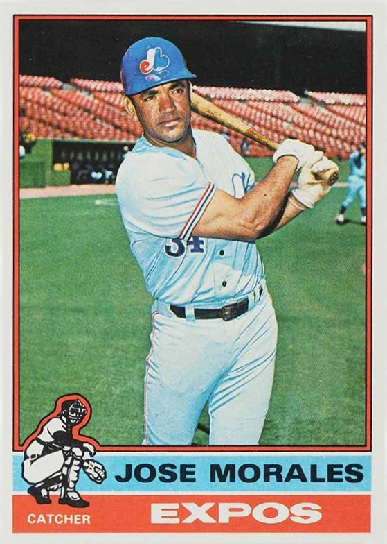 1976 Topps Jose Morales #418 Baseball Card