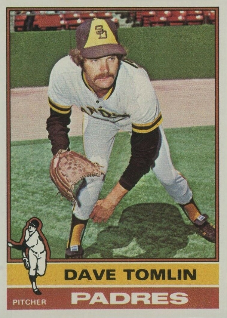 1976 Topps Dave Tomlin #398 Baseball Card