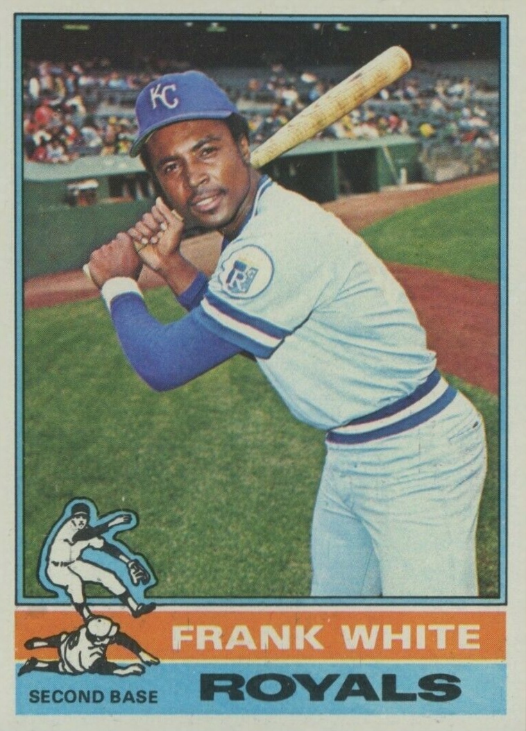 1976 Topps Frank White #369 Baseball Card