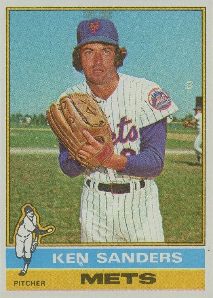 1976 Topps Ken Sanders #291 Baseball Card