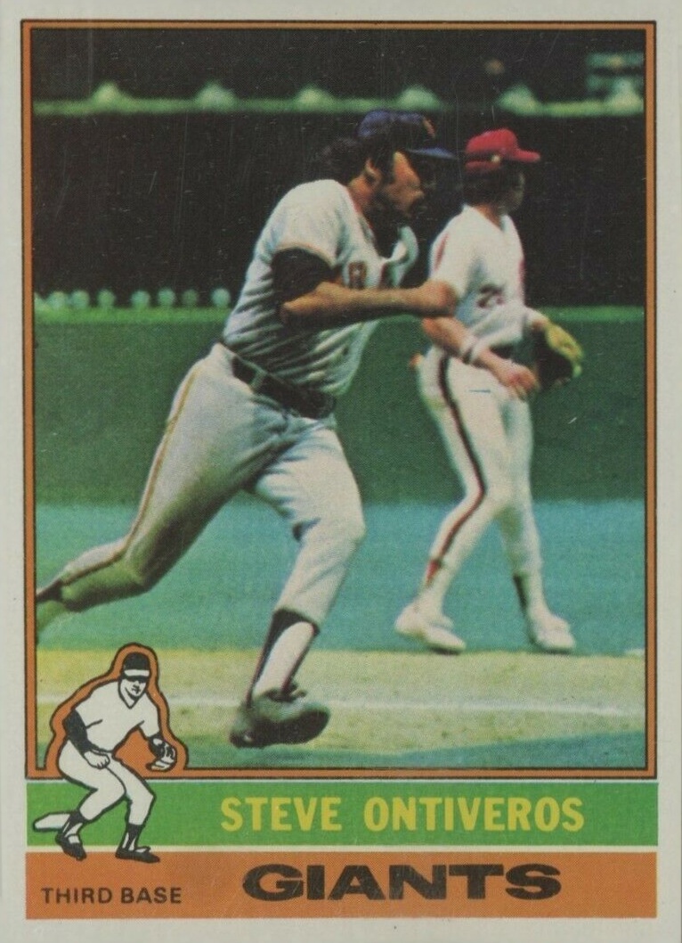 1976 Topps Steve Ontiveros #284 Baseball Card
