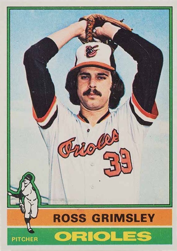 1976 Topps Ross Grimsley #257 Baseball Card