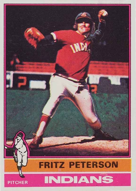 1976 Topps Fritz Peterson #255 Baseball Card