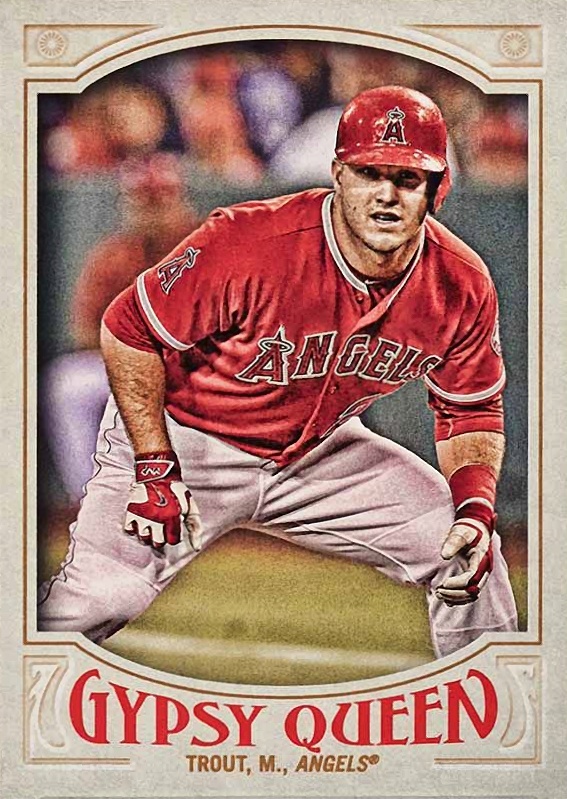 2016 Topps Gypsy Queen Mike Trout #133 Baseball Card