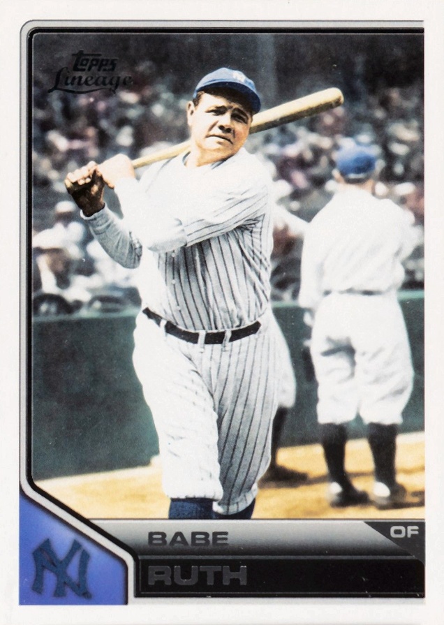 2011 Topps Lineage Babe Ruth #100 Baseball Card