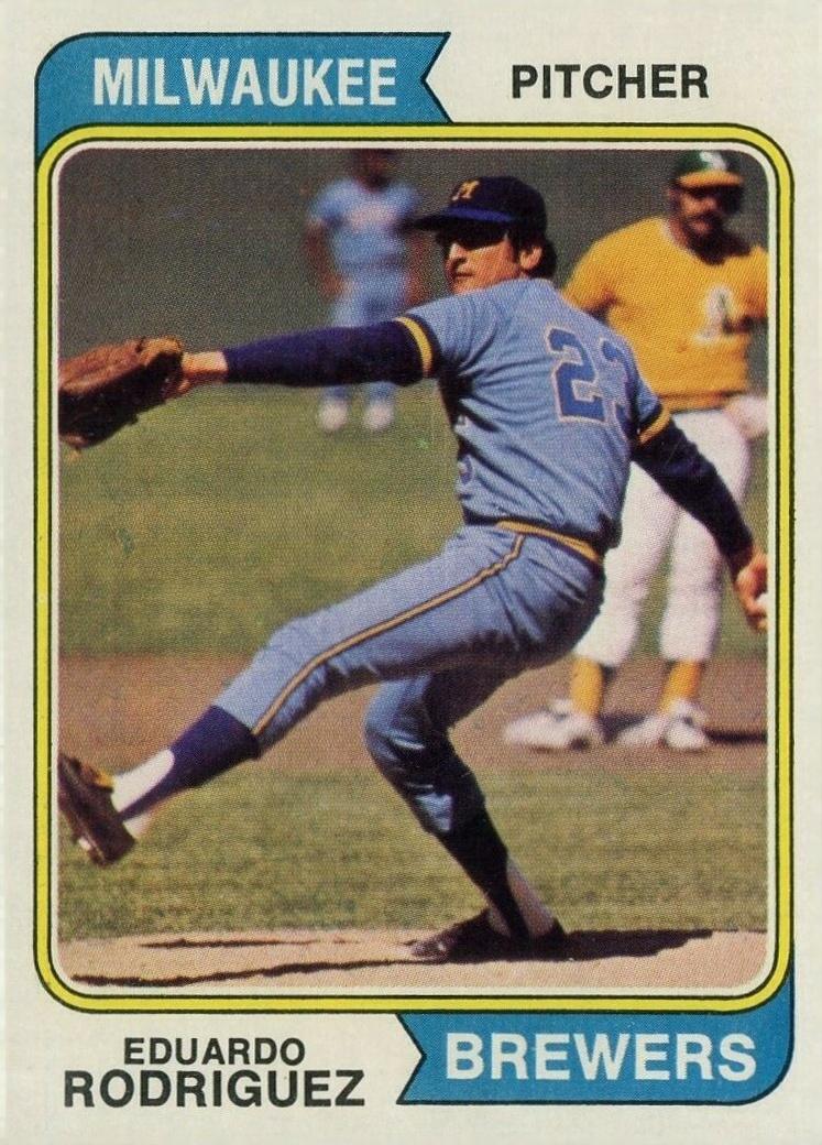 1974 Topps Eduardo Rodriguez #171 Baseball Card