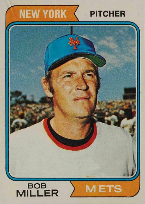 1974 Topps Bob Miller #624 Baseball Card