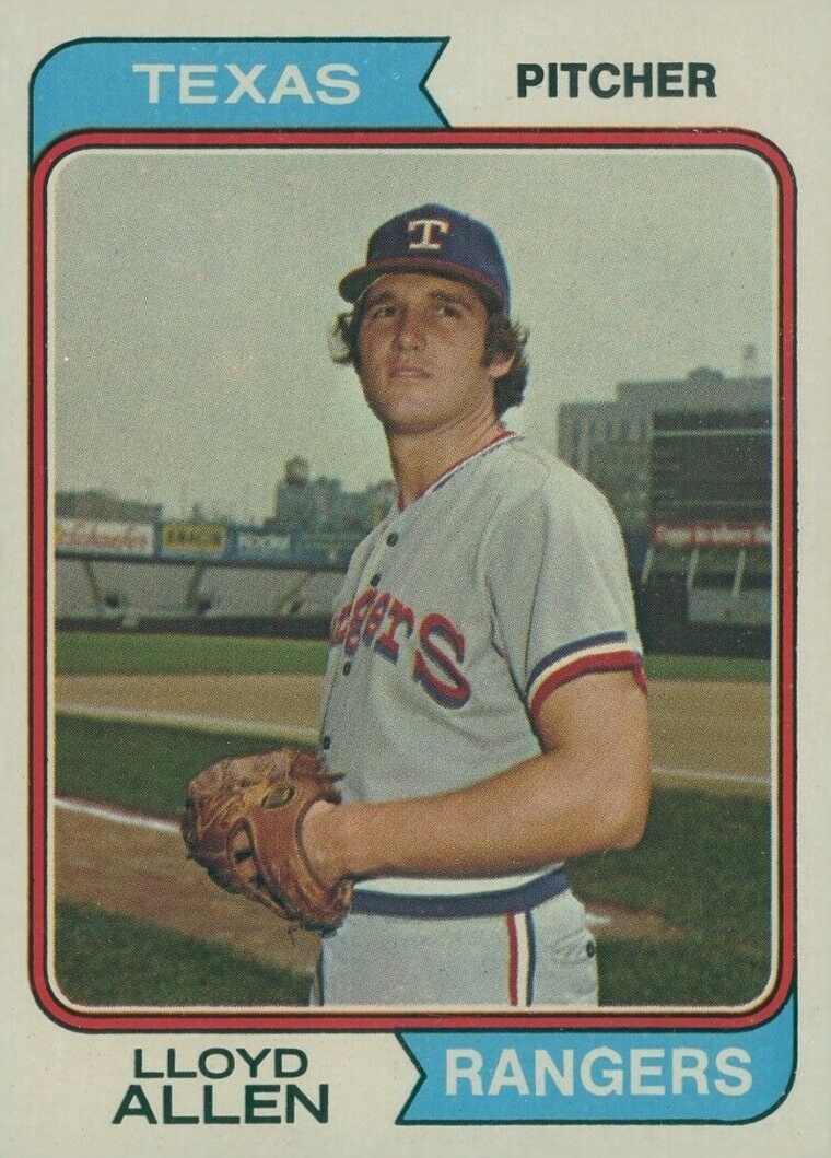 1974 Topps Lloyd Allen #539 Baseball Card