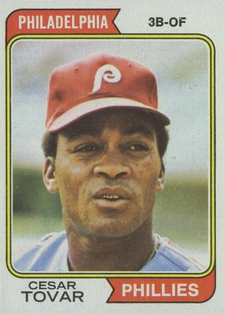 1974 Topps Cesar Tovar #538 Baseball Card