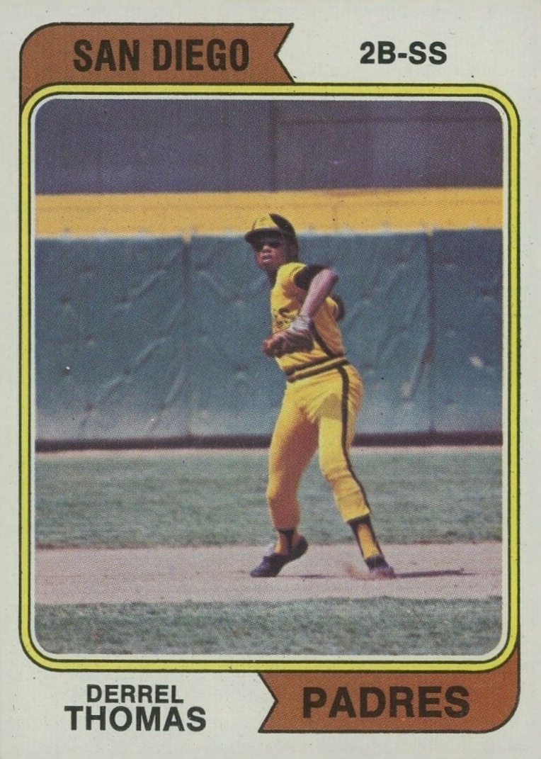 1974 Topps Derrel Thomas #518 Baseball Card
