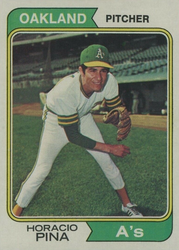 1974 Topps Horacio Pina #516 Baseball Card