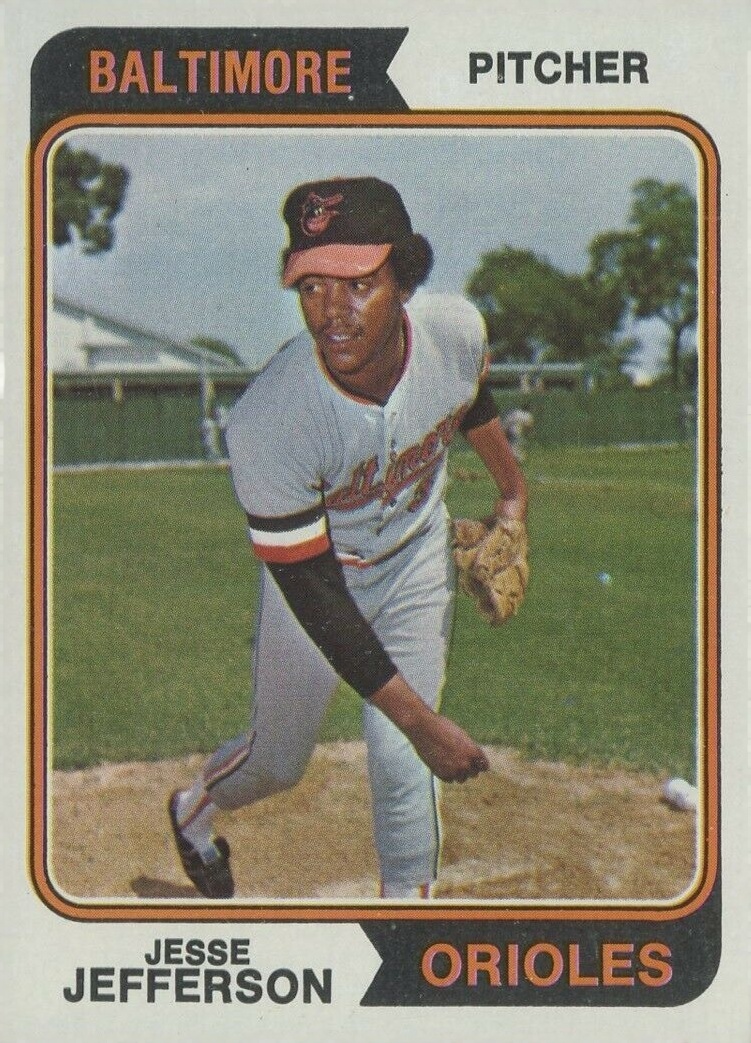 1974 Topps Jesse Jefferson #509 Baseball Card