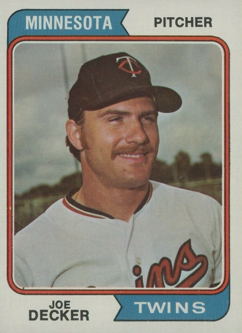 1974 Topps Joe Decker #469 Baseball Card