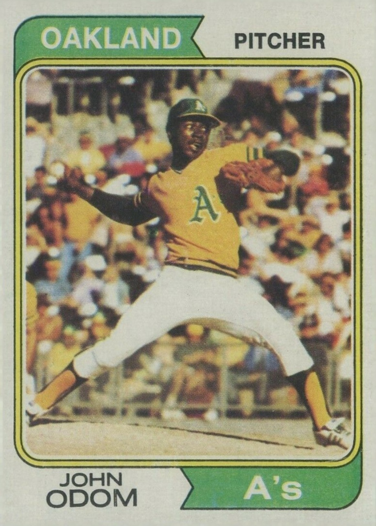 1974 Topps John Odom #461 Baseball Card