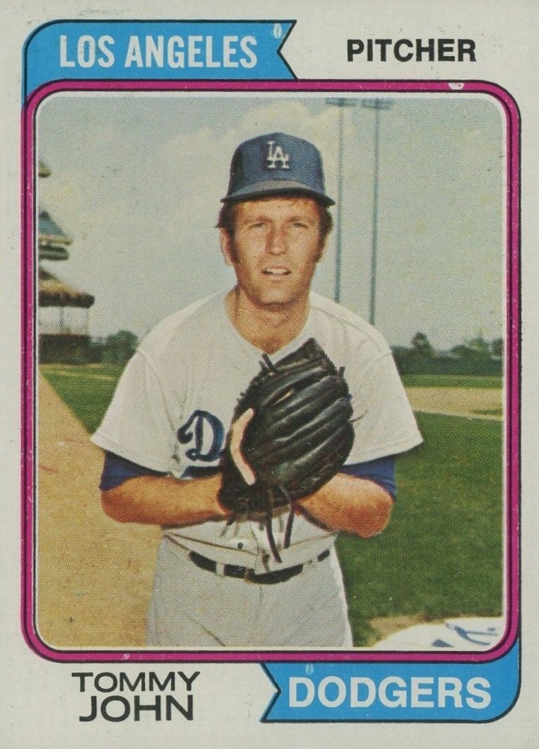 1974 Topps Tommy John #451 Baseball Card