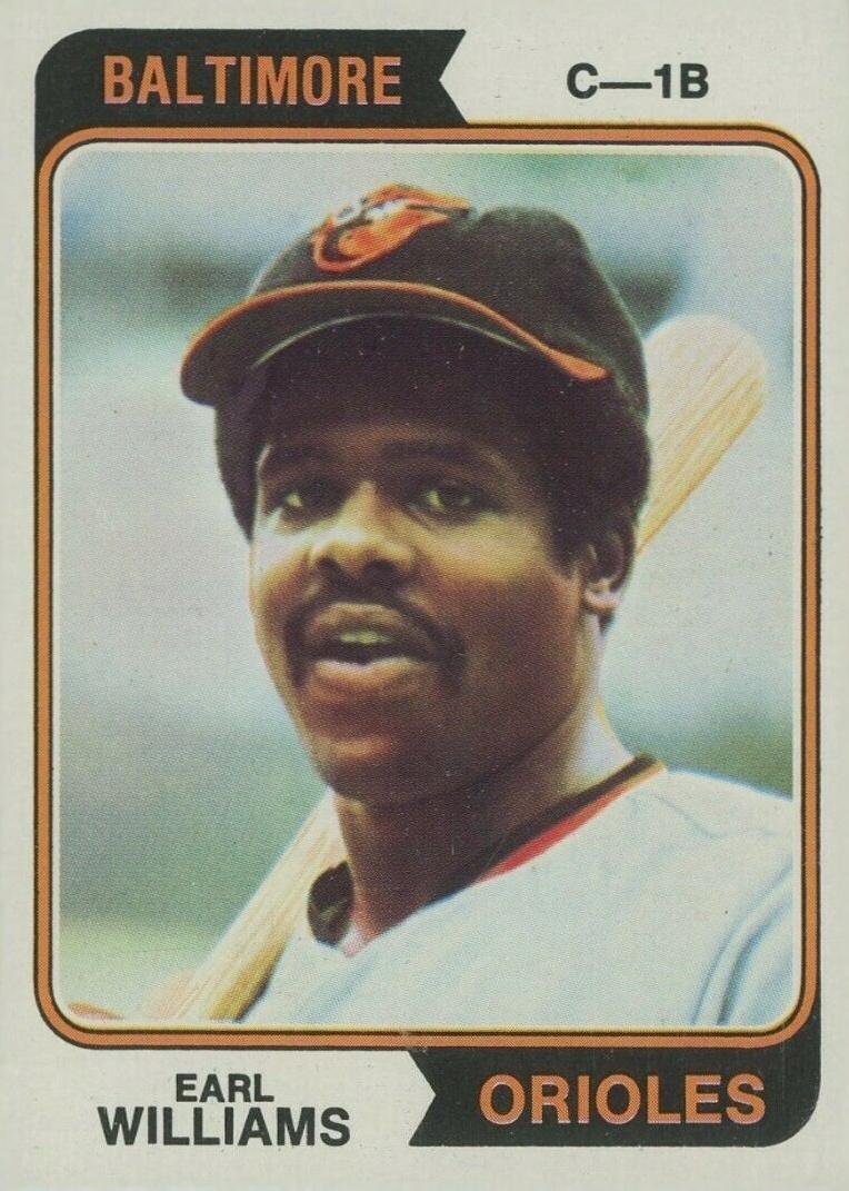 1974 Topps Earl Williams #375 Baseball Card
