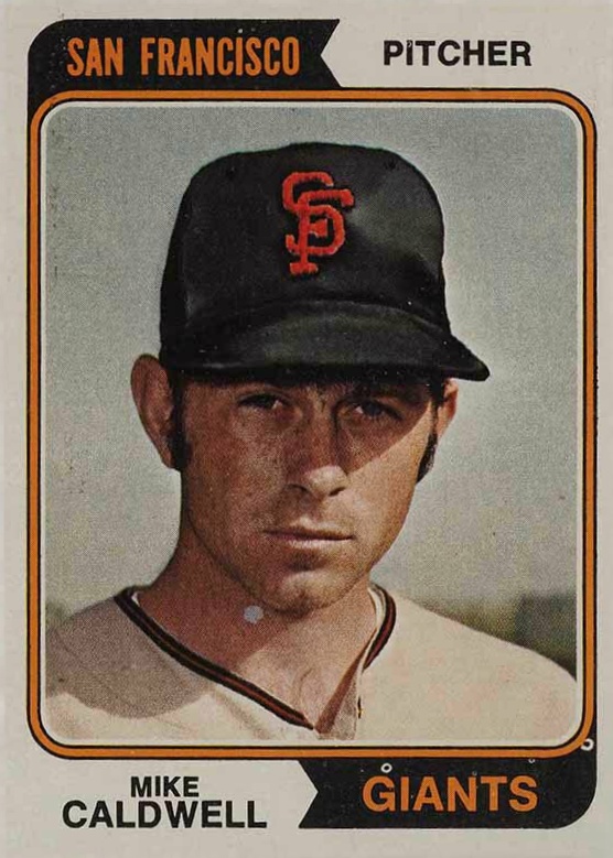 1974 Topps Mike Caldwell #344 Baseball Card
