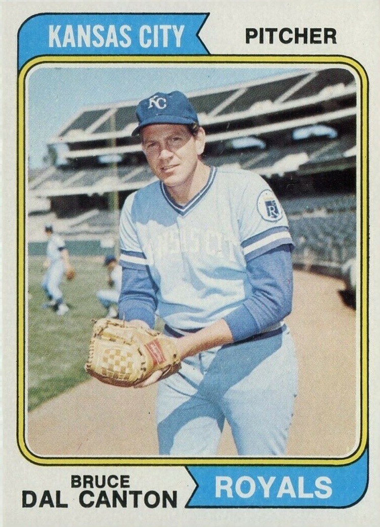 1974 Topps Bruce Dal Canton #308 Baseball Card