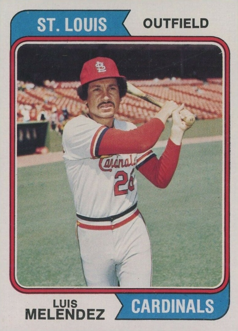 1974 Topps Luis Melendez #307 Baseball Card