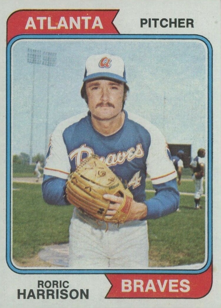 1974 Topps Roric Harrison #298 Baseball Card