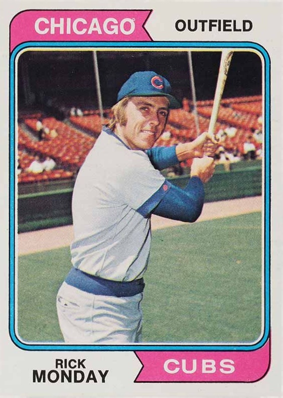 1974 Topps Rick Monday #295 Baseball Card