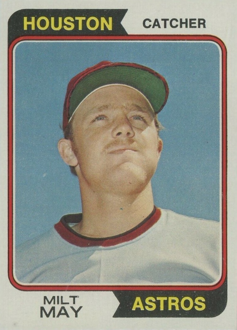 1974 Topps Milt May #293 Baseball Card