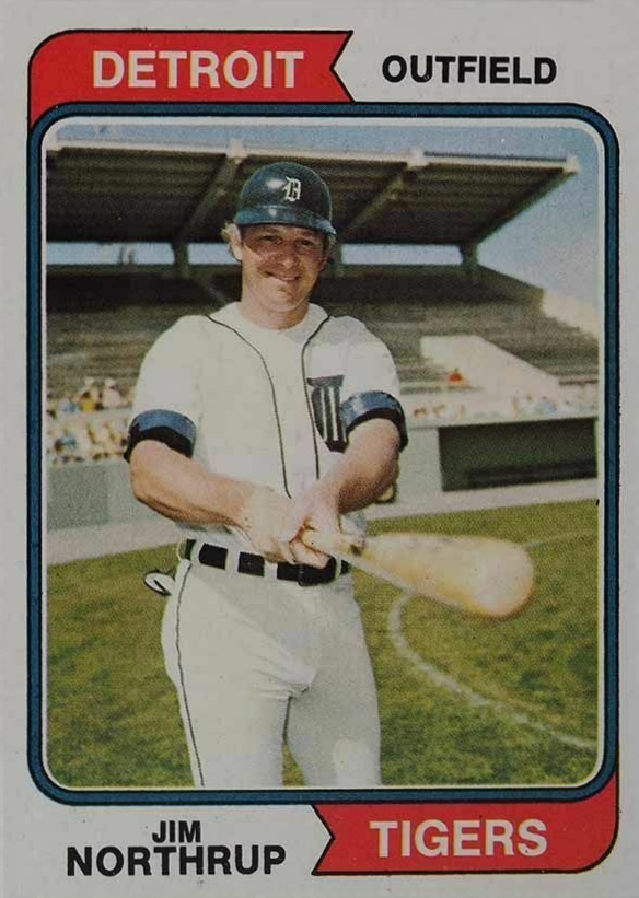 1974 Topps Jim Northrup #266 Baseball Card