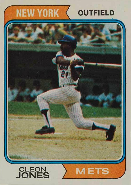 1974 Topps Cleon Jones #245 Baseball Card