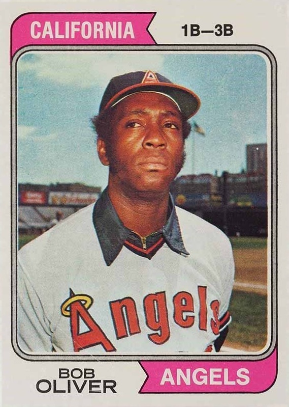 1974 Topps Bob Oliver #243 Baseball Card
