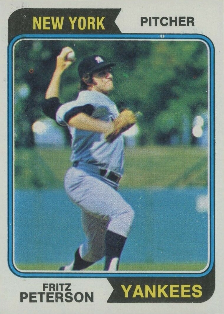 1974 Topps Fritz Peterson #229 Baseball Card