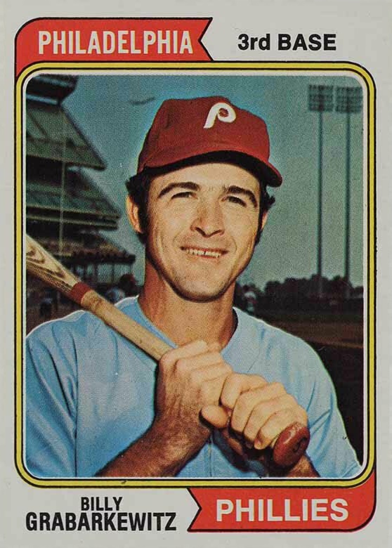 1974 Topps Billy Grabarkewitz #214 Baseball Card