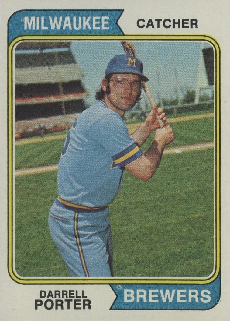 1974 Topps Darrell Porter #194 Baseball Card