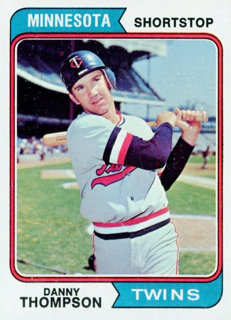 1974 Topps Danny Thompson #168 Baseball Card