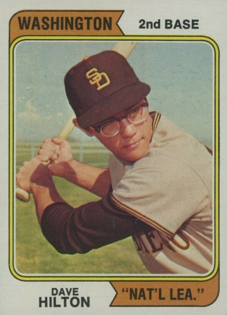 1974 Topps Dave Hilton #148s Baseball Card