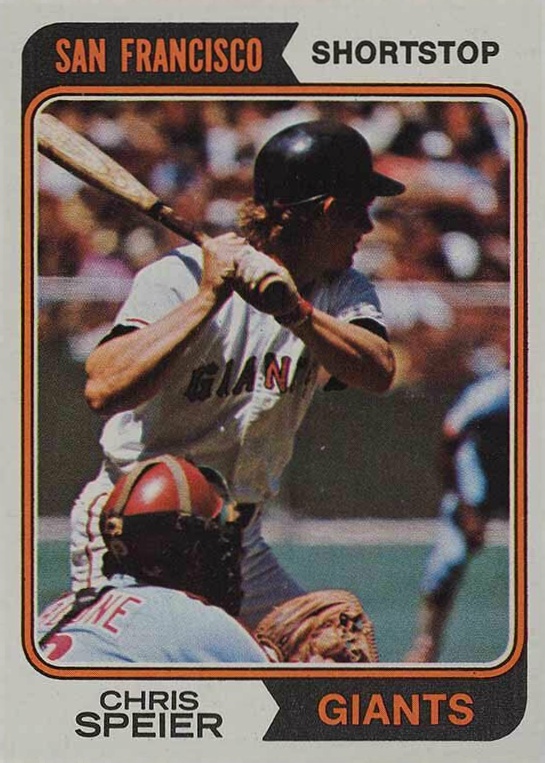 1974 Topps Chris Speier #129 Baseball Card