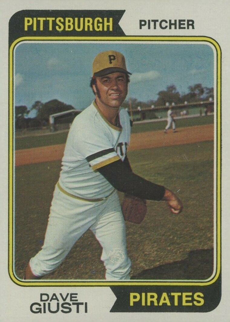 1974 Topps Dave Giusti #82 Baseball Card
