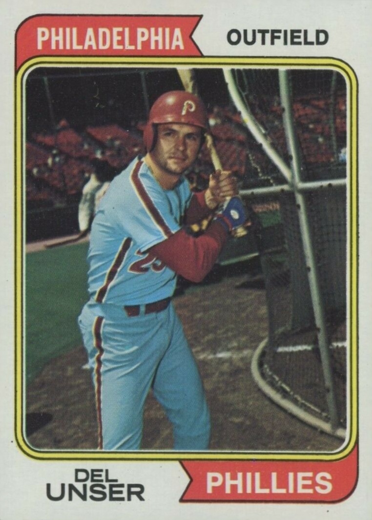 1974 Topps Del Unser #69 Baseball Card