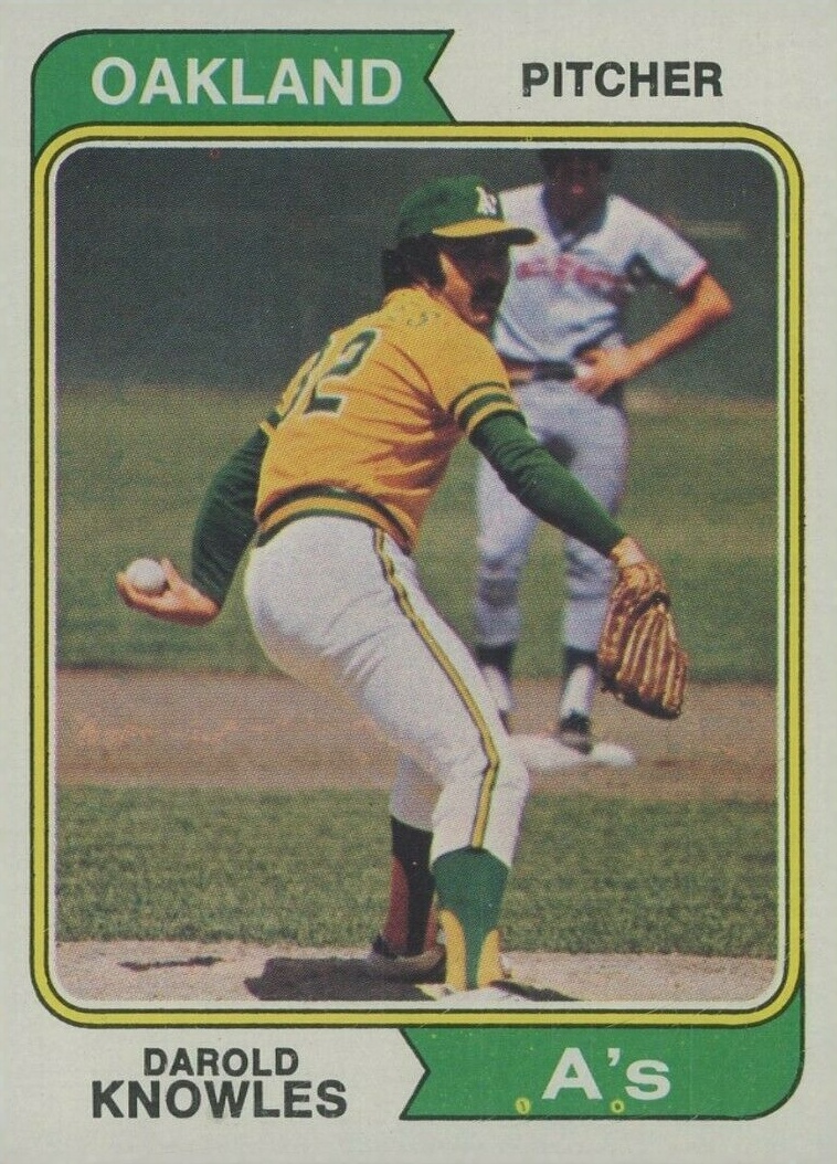 1974 Topps Darold Knowles #57 Baseball Card