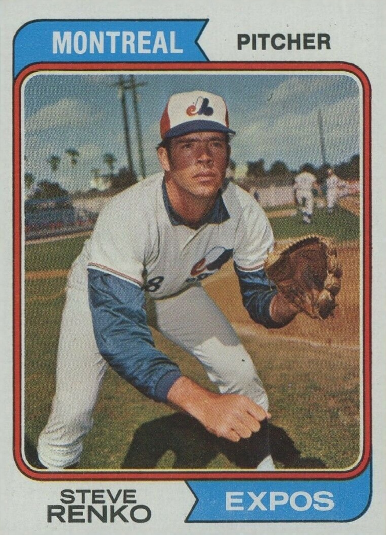 1974 Topps Steve Renko #49 Baseball Card
