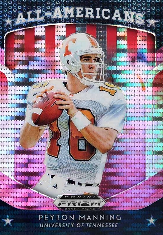 2019 Panini Prizm Draft Picks Peyton Manning #98 Football Card